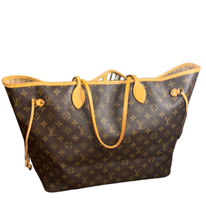Louis Vuitton Brown and Tan Tote